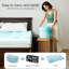 Surmatelas en mousse viscoélastique imprégnée de gel, haute densité de 2 à 4 pouces, soulageant la pression, respirant et de soutien, disponible dans toutes les tailles-877516101