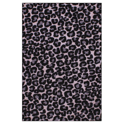 Tapis intérieur / extérieur noir / gris Bejo