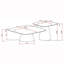 Ensemble de tables basses sculpturales gigognes