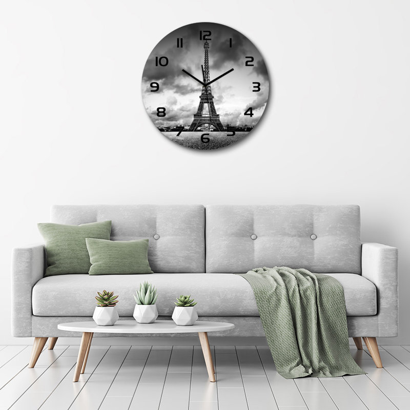 Jesalee Glass Wall Clock