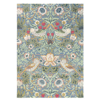 Handmade Wool Floral Area Rug