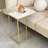 Stone Top End Table