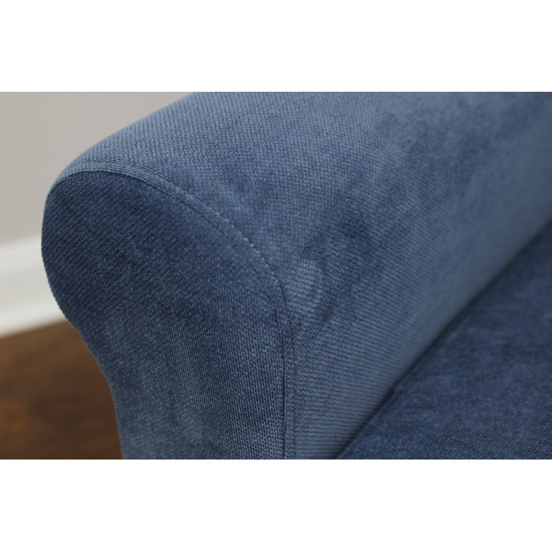 Ronald Upholstered Armchair, Light Blue