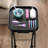 Caniff Foldable Utility Cart Rolling Workstation Cart Beauty trolley with Wheels Fully Assembled-1037507830