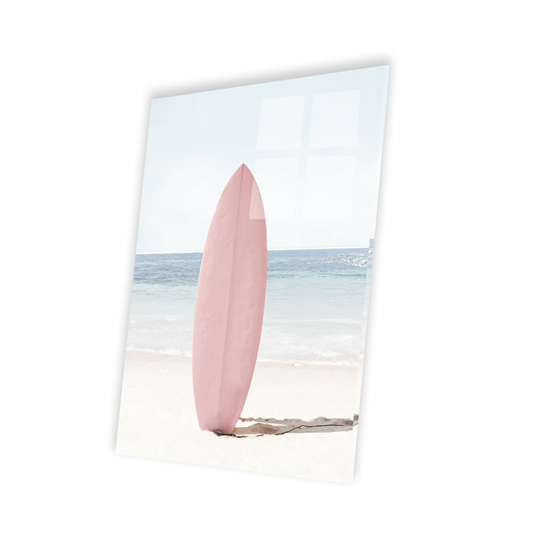Surfboard Summer - Photographie sans cadre, H 24 po x l 16 po x P 0,25 po
