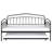 Twin Daybed With Trundle, Black - Metal, Bedroom Certain Outstanding