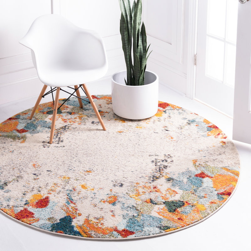 Tapis abstrait Rusland, Rond 8 pi