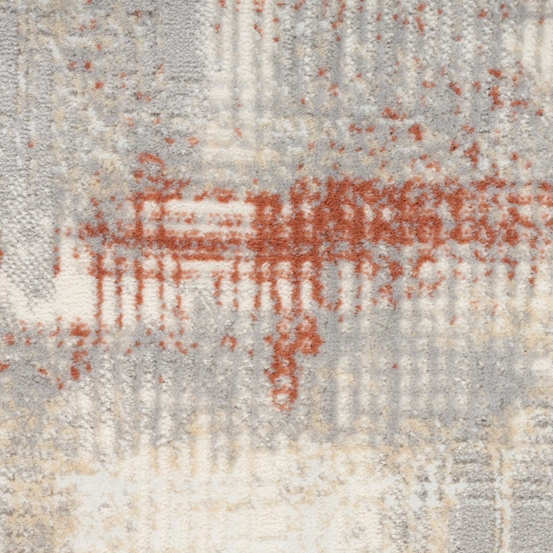 CK951-IVMTC Abstract Indoor Rug, Rectangle 3'2" x 5'