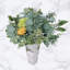 10 pièces de feuilles d'eucalyptus mélangées tiges en vrac en argent artificiel ramasse des fausses branches pour un bouquet de fleurs arrangement floral couronne rustique décor de ferme