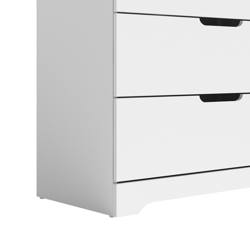 Aroob 5 Drawer 31.5'' W Dresser, Matte White