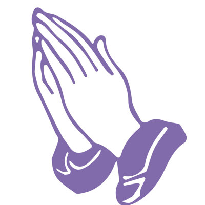 Décalcomanie murale prayer mains