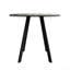 Table de salle à manger moderne et minimaliste avec texture ciment pour une utilisation polyvalente dans les cuisines, les restaurants et les bureaux