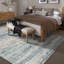 Tapis bleu abstrait Licia-477792622