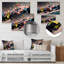 Formule de course automobile neuve - décoration murale moderne en métal-87833369