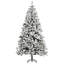Grand arbre de Noël artificiel enneigé enneigé