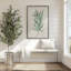 Green Leaf Impressions II, reproduction sur toile dans un cadre-1334084860-1334084856