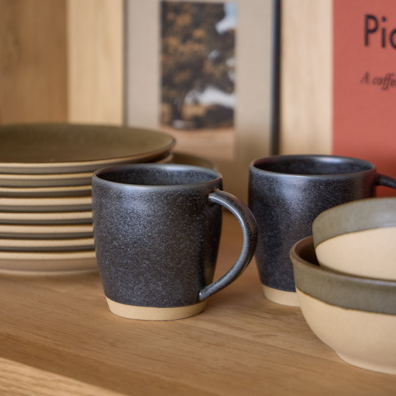 Mugs, Charcoal Gray