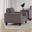 Fauteuil d'appoint capitonné en tissu-2062207535