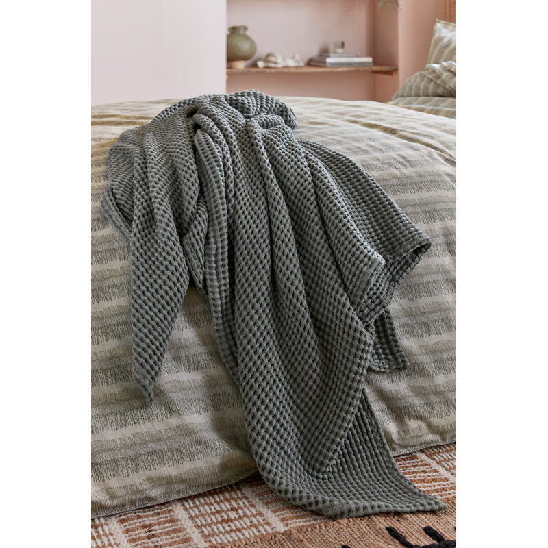 Tess Throw Blanket, Grey