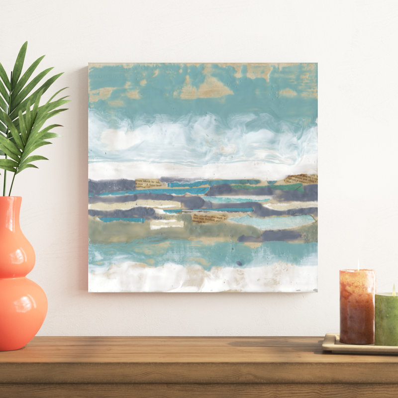 Lettres de la mer I, H 20 po x l 20 po x P 1,25 po