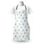 Dakota Fields Neutral Colour Apron Unisex Soft Coloured Stars Adult Size Cadet Blue and Pale Peach