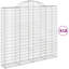 Dakota Fields Arched Gabion Baskets Galvanised Iron-1706140639-1706140648