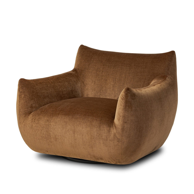 Margot Swivel Armchair, Altair Sienna Chenille