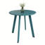Table d'appoint ronde moderne, petite table d'appoint décorative avec 4 pieds en angle, table basse compacte pour salon, chambre à coucher, balcon, patio, vert-1909299041