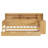 Wooden Daybed with Storage Shelf, Multi-Purpose Bed with Twin Size Pullout Bed and Desk-862251312-862251314
