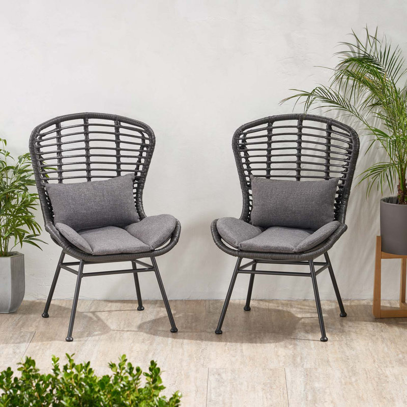 Fauteuil d'appoint contemporain Sleek Living, Gris