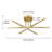 Celene 3-Light LED Fixtures Dimmable Semi Flush Mount Ceiling Light for Living Room Bedroom Dinning Room Kitchen-474601517