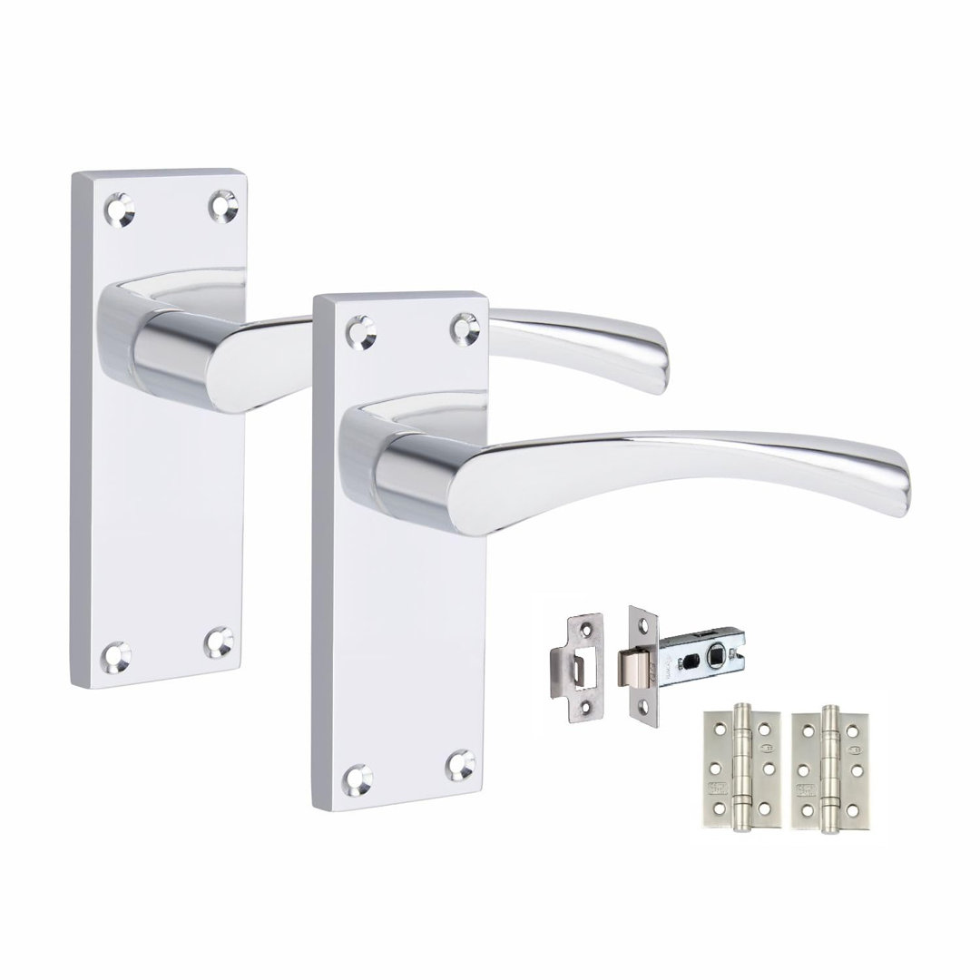 Golden Grace 4 Sets Victorian Scroll Astrid Door Handle