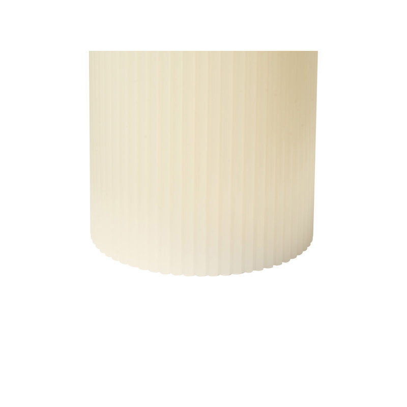 NOISETTE Decorative Accent Candle, White