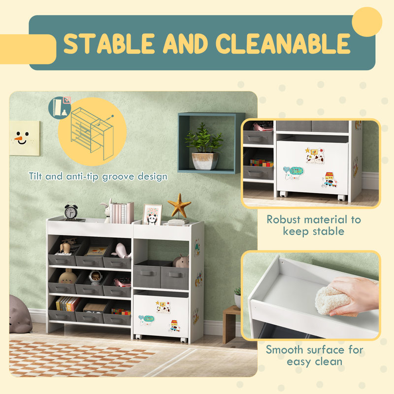 Julianna Isabelle & Max Toy Organiser with Bins