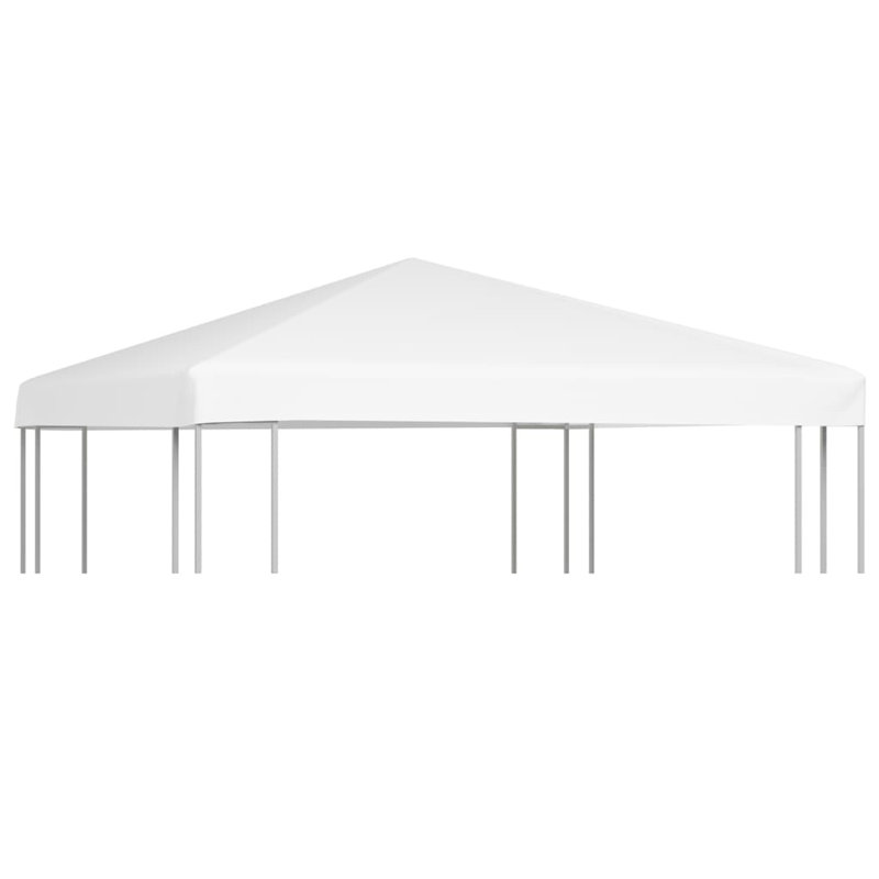 Pippino Dakota Fields White Fabric Replacement Canopy for Gazebo