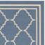 Anais Hooked Blue/Beige Indoor/Outdoor Rug-12827072