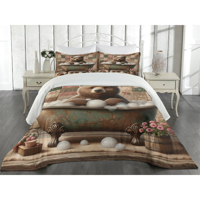 Polyester Coverlet, Queen Coverlet + 2 Standard Shams