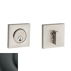 Contemporary Square Single Cylinder Deadbolt