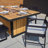 Bodhi 73" Rectangle Teak Dining Fire Table With Hidden Propane Tank Storage by Real Flame