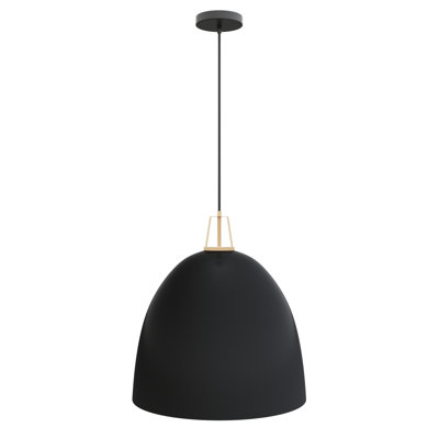 Luminaire suspendu de cuisine de style campagne moderne à 1 lumière Anarosa