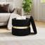 40cm Wide Cylinder No Pattern Standard Ottoman with Storage-370128604