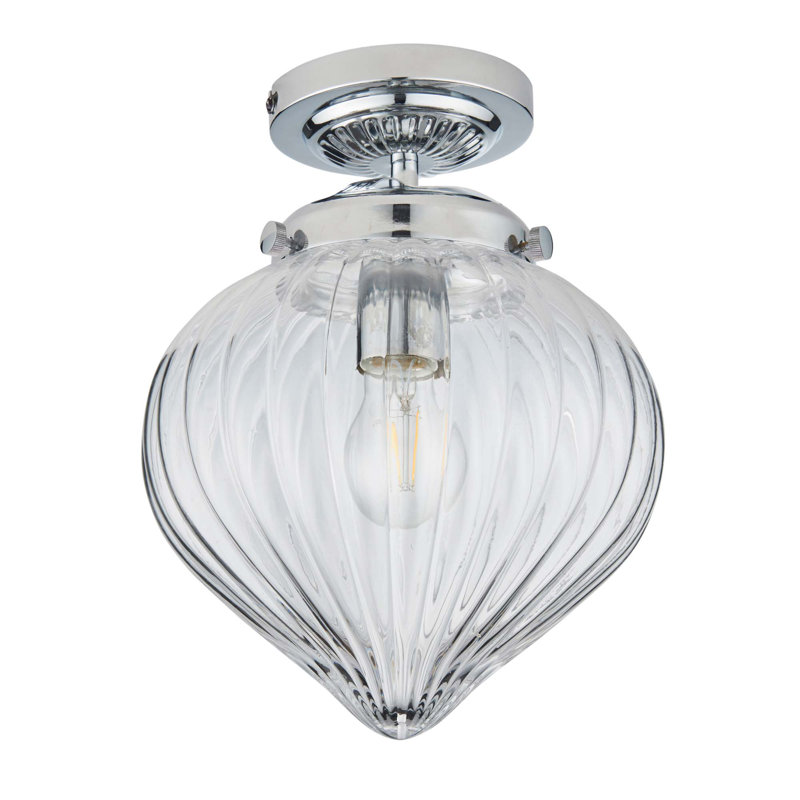 Abington Glass Semi Flush Mount