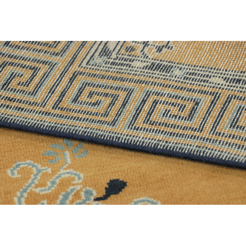 One-of-a-Kind 3'3x3'2 Hand Knotted Area Rug