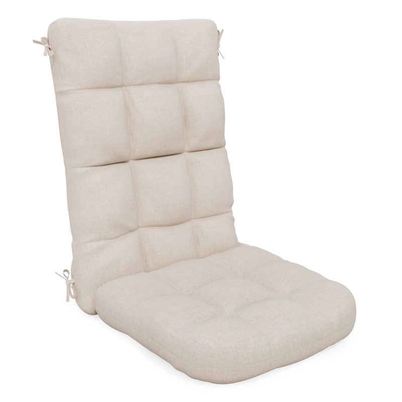 Wolak Outdoor Olefin Seat/Back Cushion for Patio Seats, Beige