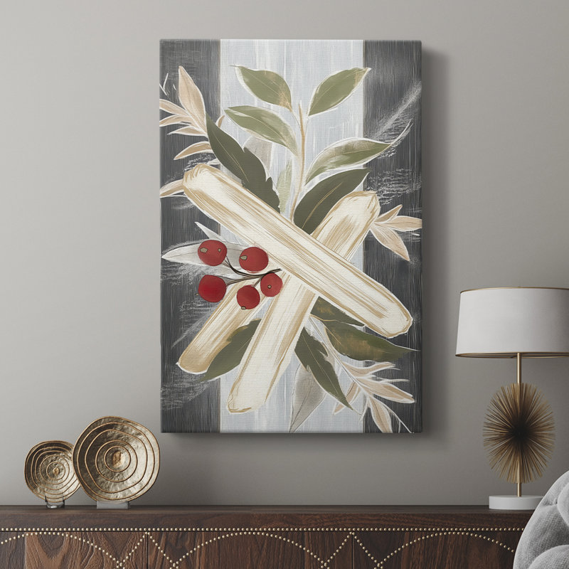 Art de Noël des fêtes de Noël - galerie Cavas sur mesure, H 18 po x l 12 po