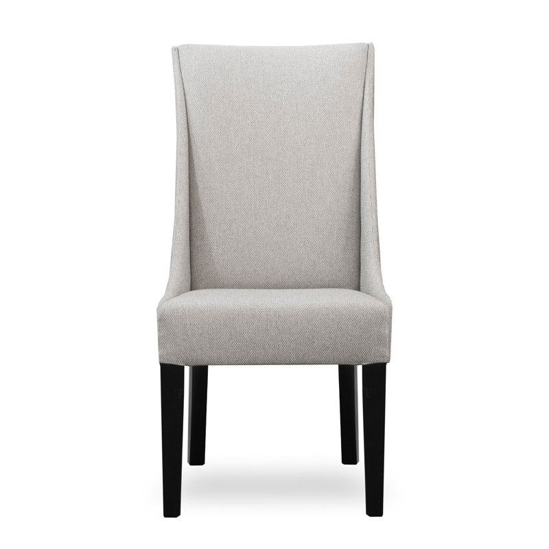 Chaise d'appoint Aula Tweed en gris clair