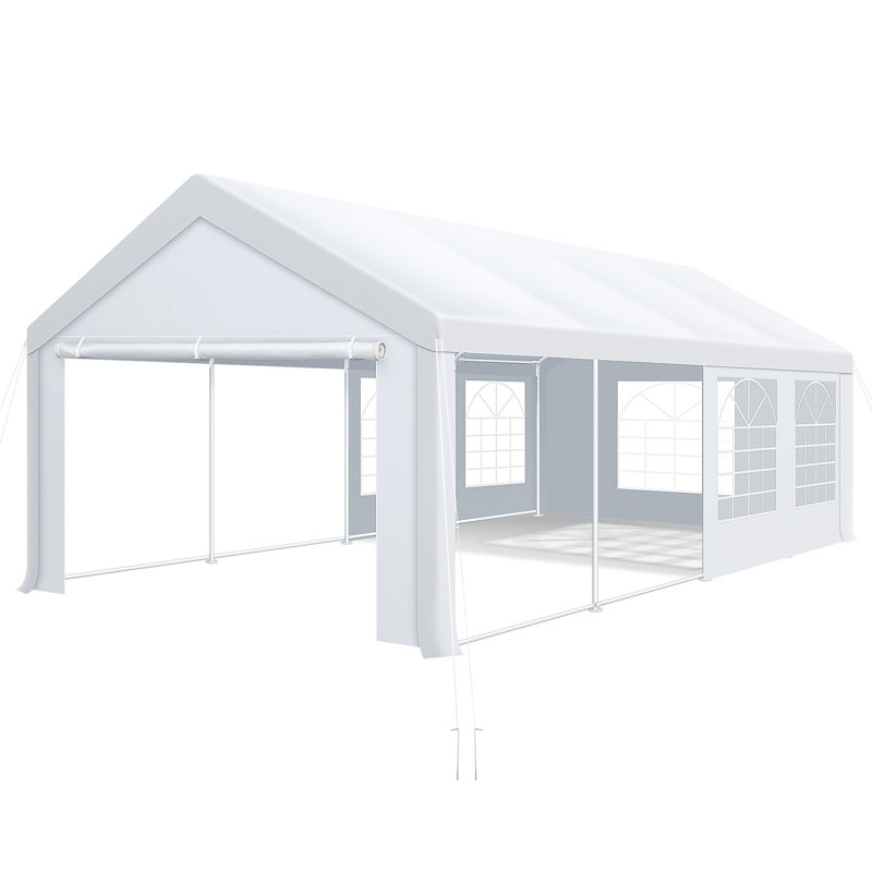 13 × 26 FT Heavy Duty Party Tent,  Wedding Tent with Removable Sidewalls