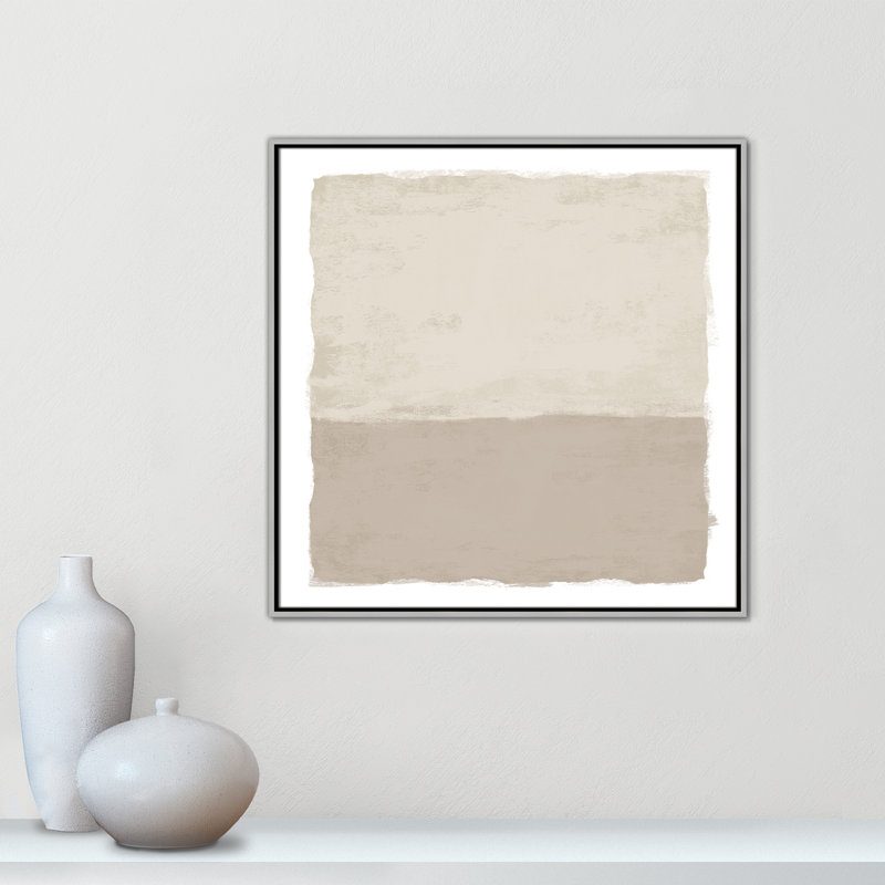«Silent Sands II» par Natalie Carpentieri, Argent argent, H 31,5 po x l 31,5 po