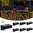 Solar Powered Integrated Led Step Light Pack (set Of 6)