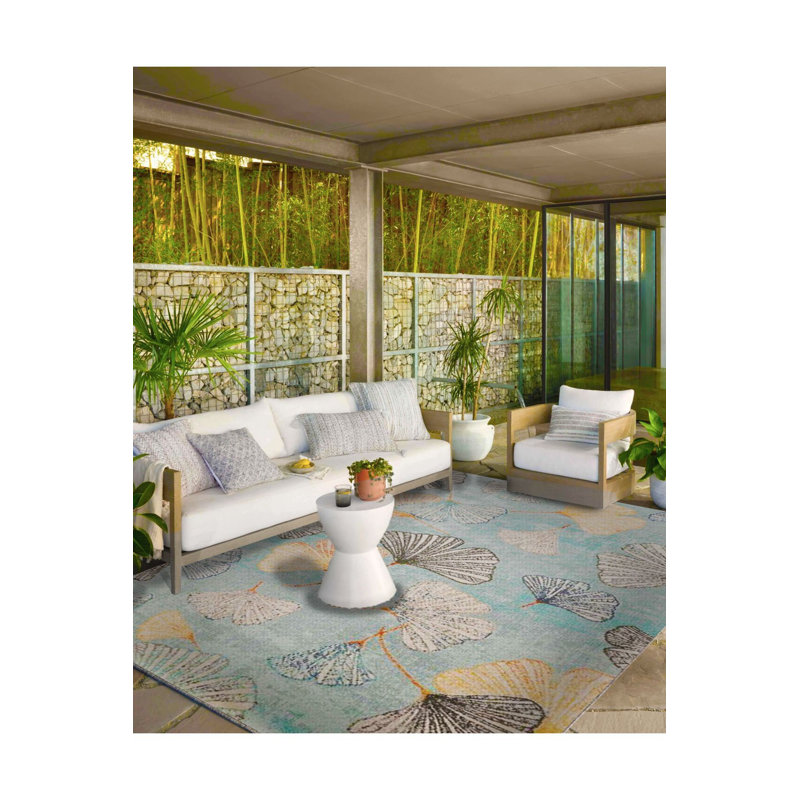Soft Floral Patterned Woven Base Washable Rug, Rectangle 3'3" x 4'11" Rug Pad Included